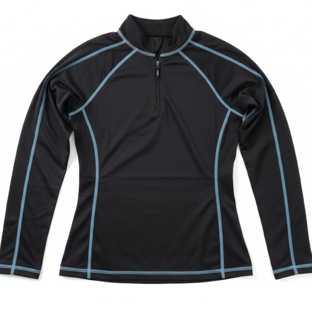 Marmot Women's 1/2 Zip Performance Long Sleeve Baselayer Black M